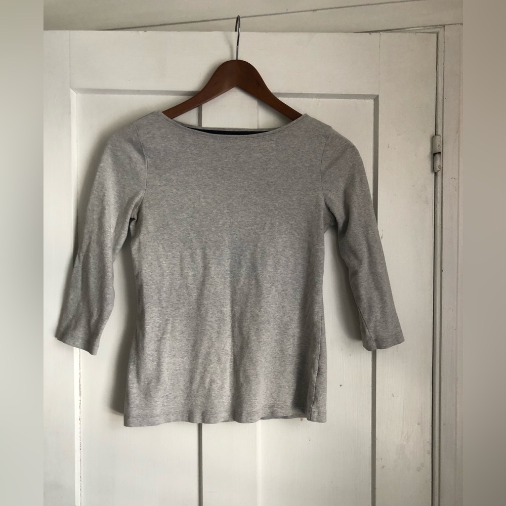 Talbots three quarter top